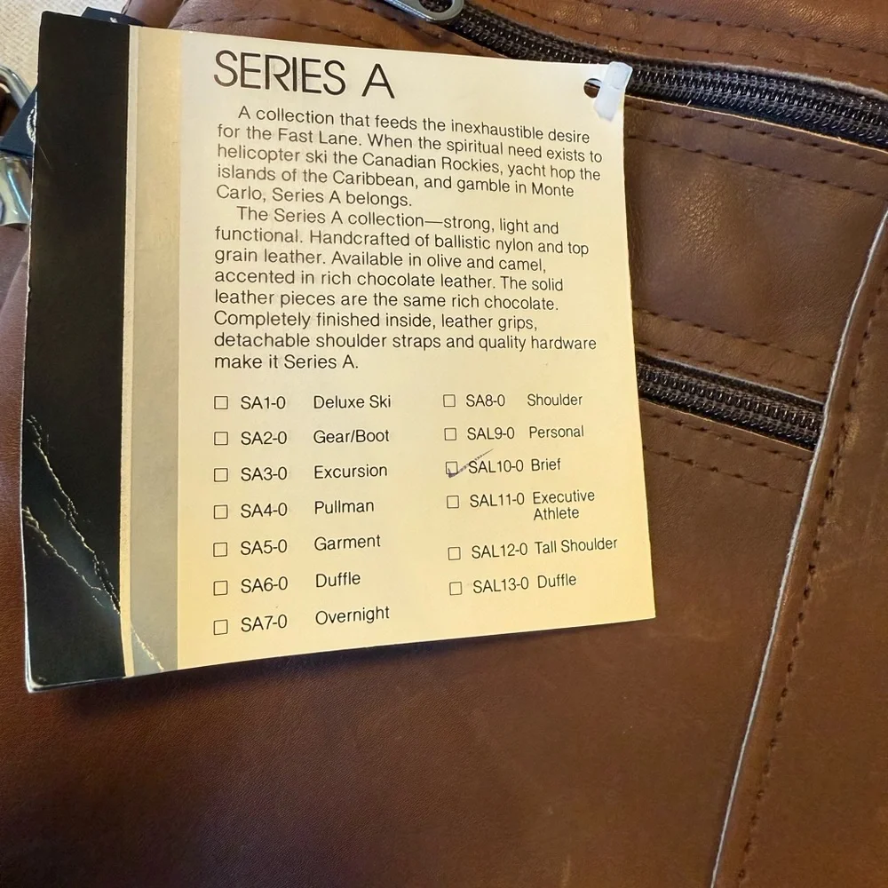 Athalon Brown Leather Men's Briefcase - Brown Leather Laptop Bag